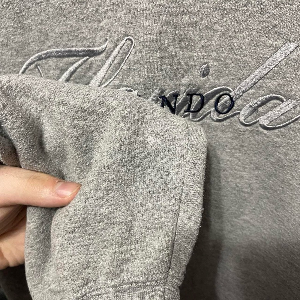 Orlando Florida USA front embroidered graphic long sleeve crewneck sweatshirt - Picture 3 of 5